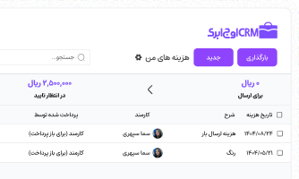 نحوه راهاندازی و پشتیبانی ماژول هزینه crm
