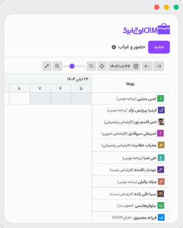نرم افزار حضور و غیاب اوج ابری